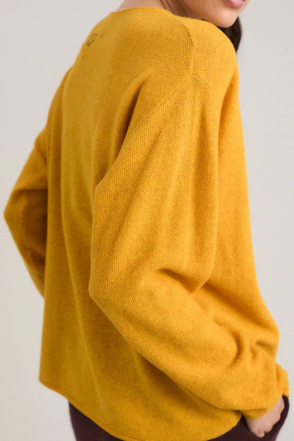 Oyuna Bagi Pullover Amber cropped boxy Cashmere