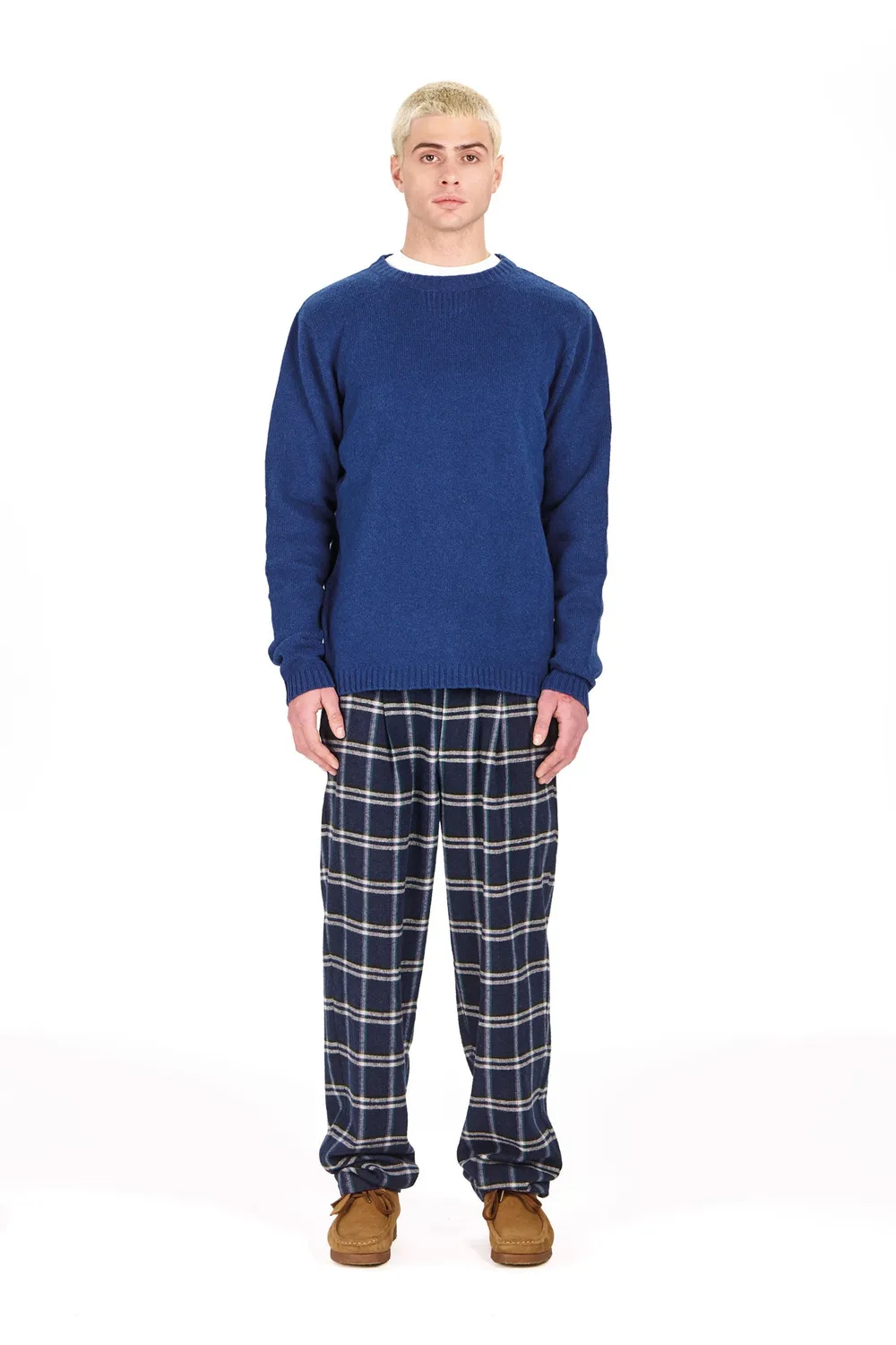 KOMODO MARCO Strickpullover Herren Navy Lambswool