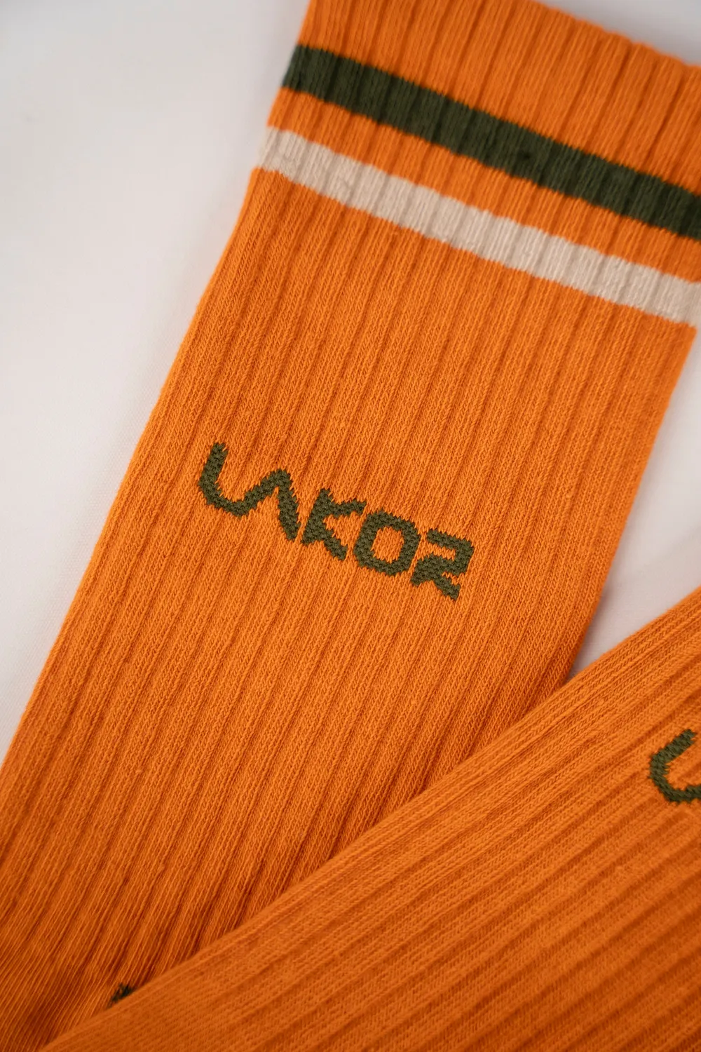 LAKOR Æxplorer Socken Orange Bio-Baumwolle