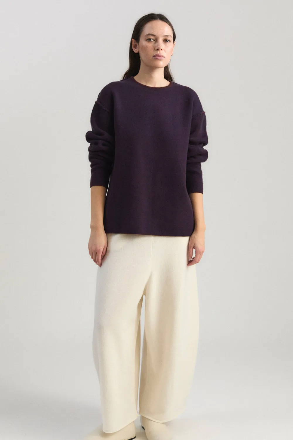 Oyuna Axa Pullover Carob Ink Oversize