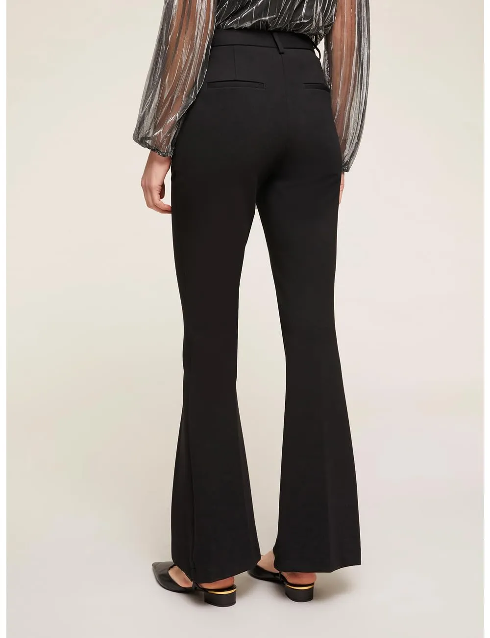 Motivi Flare-Hose Milano-Rib Bügelfalte