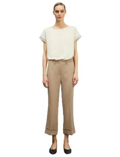 Motivi Cropped-Hose Polyviskose mit Aufschlag
