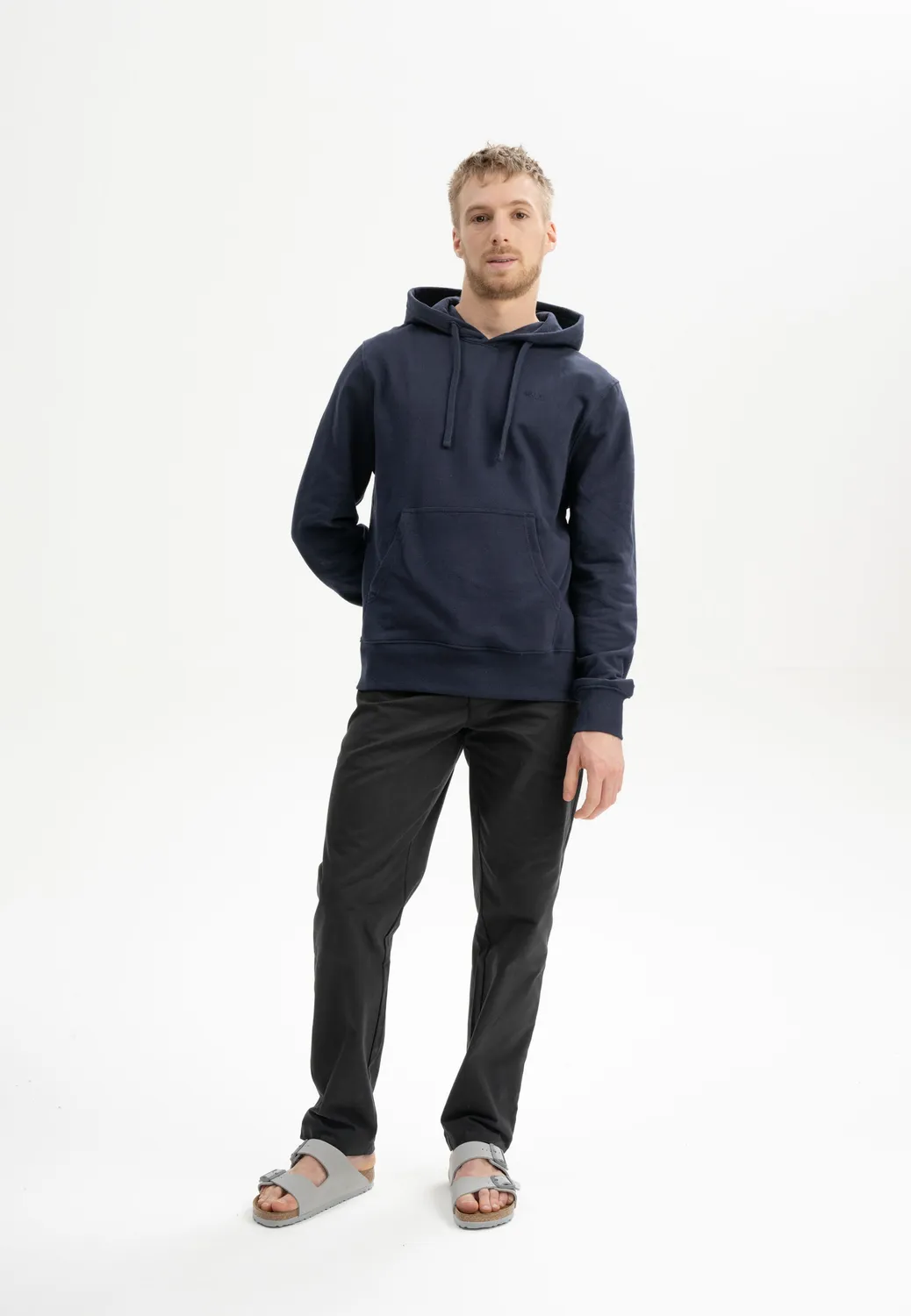 MELA TICAN Kapuzenpullover navy Gr. M Bio-Baumwolle