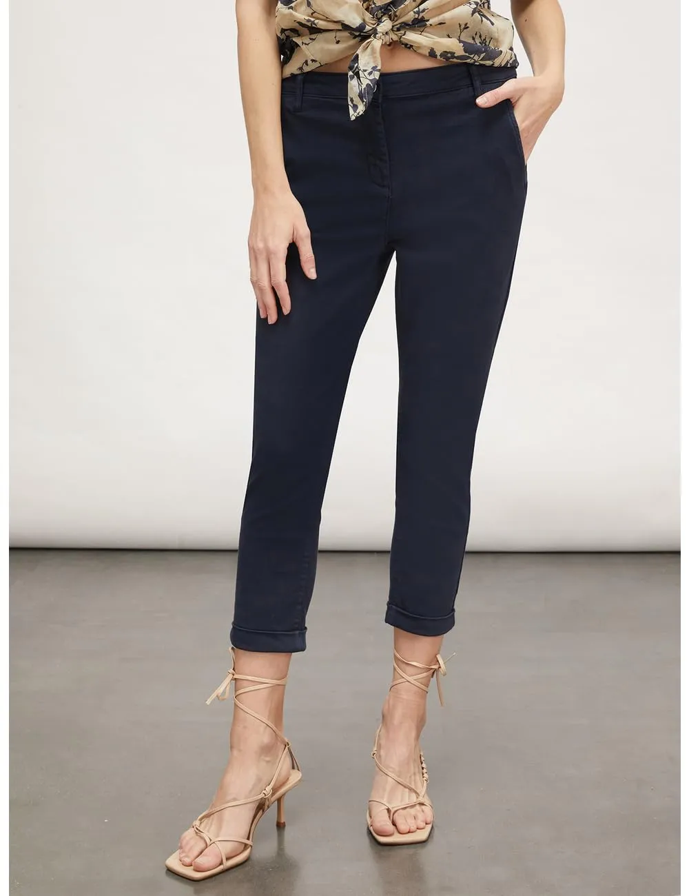 Motivi Drillichhose Chino Baumwolle Stretch