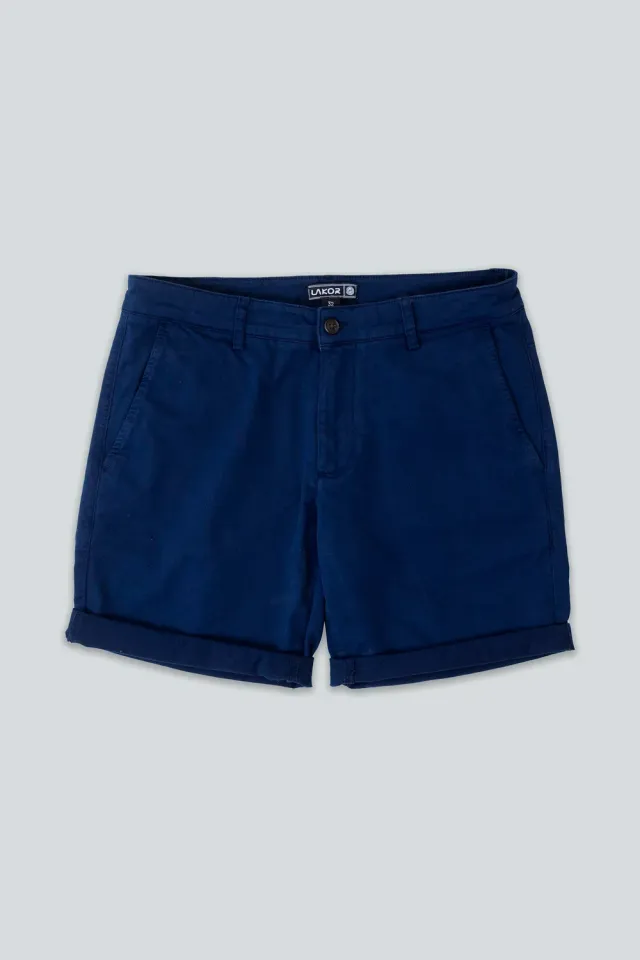 LAKOR Chino Shorts Shorts Navy Baumwolle