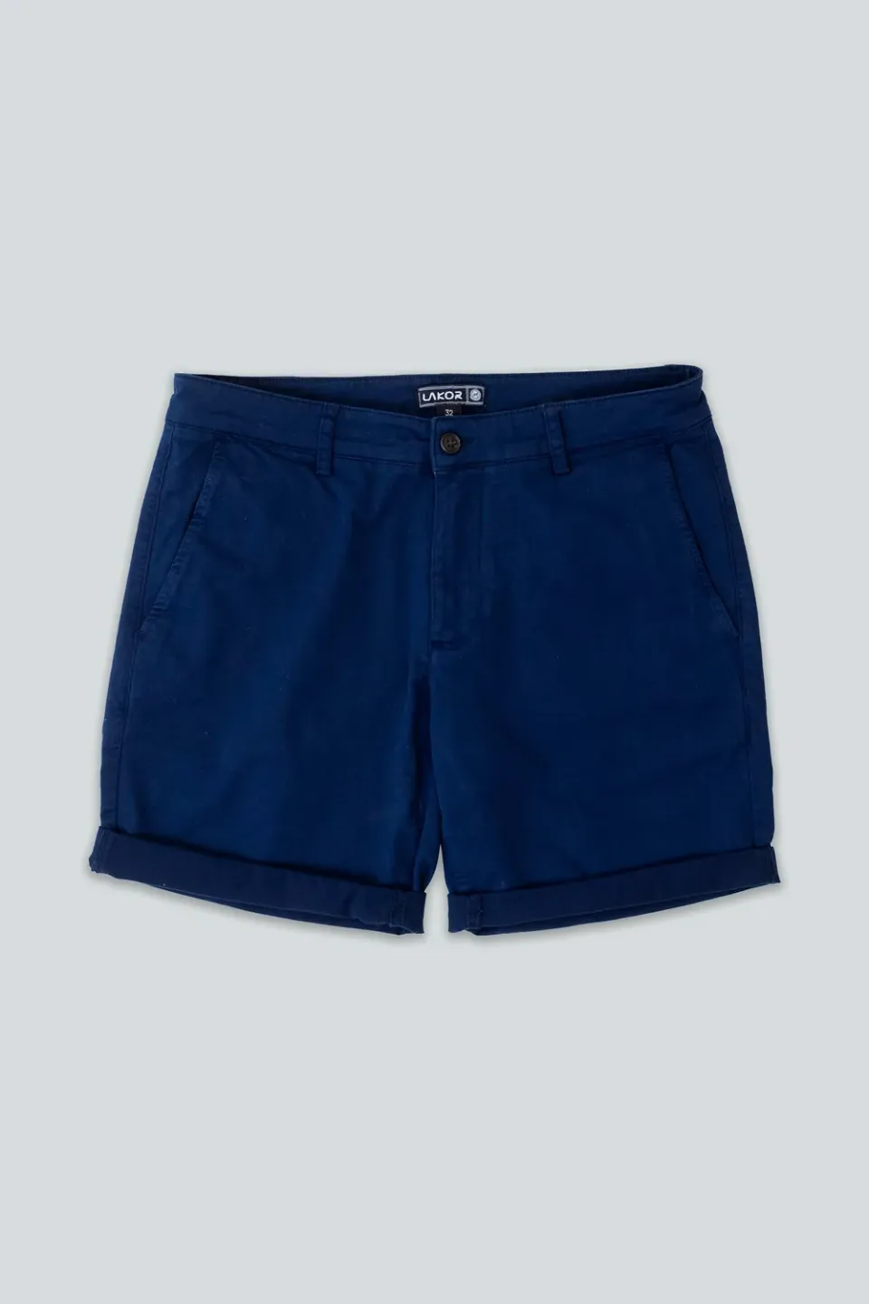 LAKOR Chino Shorts Shorts Navy Baumwolle