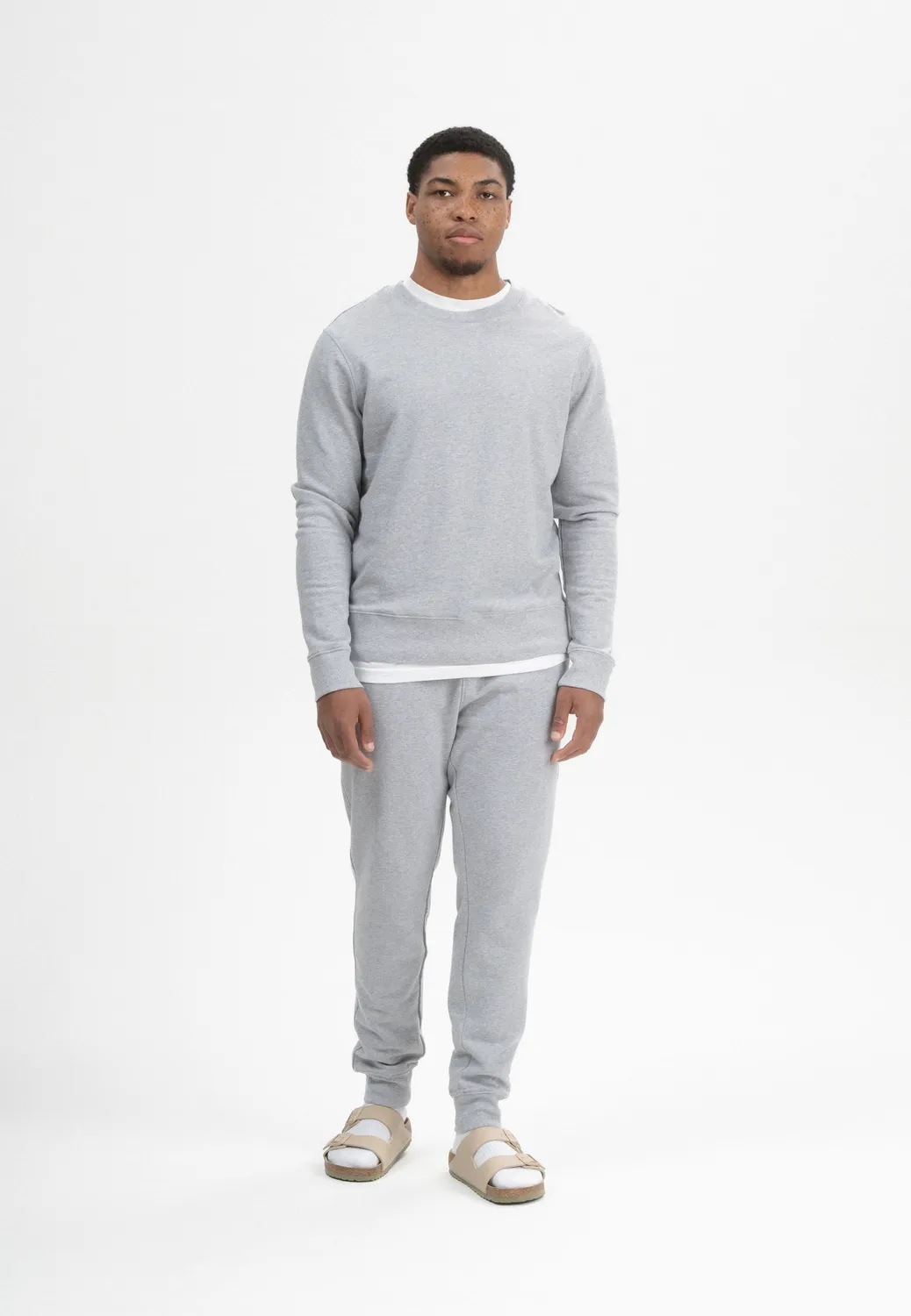 MELA Adil Sweatshirt grau-melange aus Fairtrade-Bio-Baumwolle