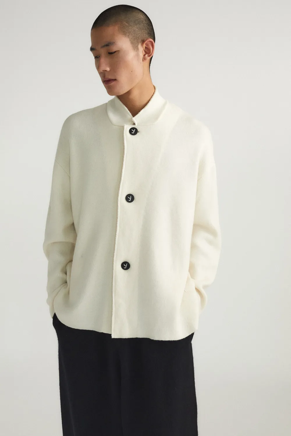 Oyuna Wind Jacke Ivory Herren relaxed