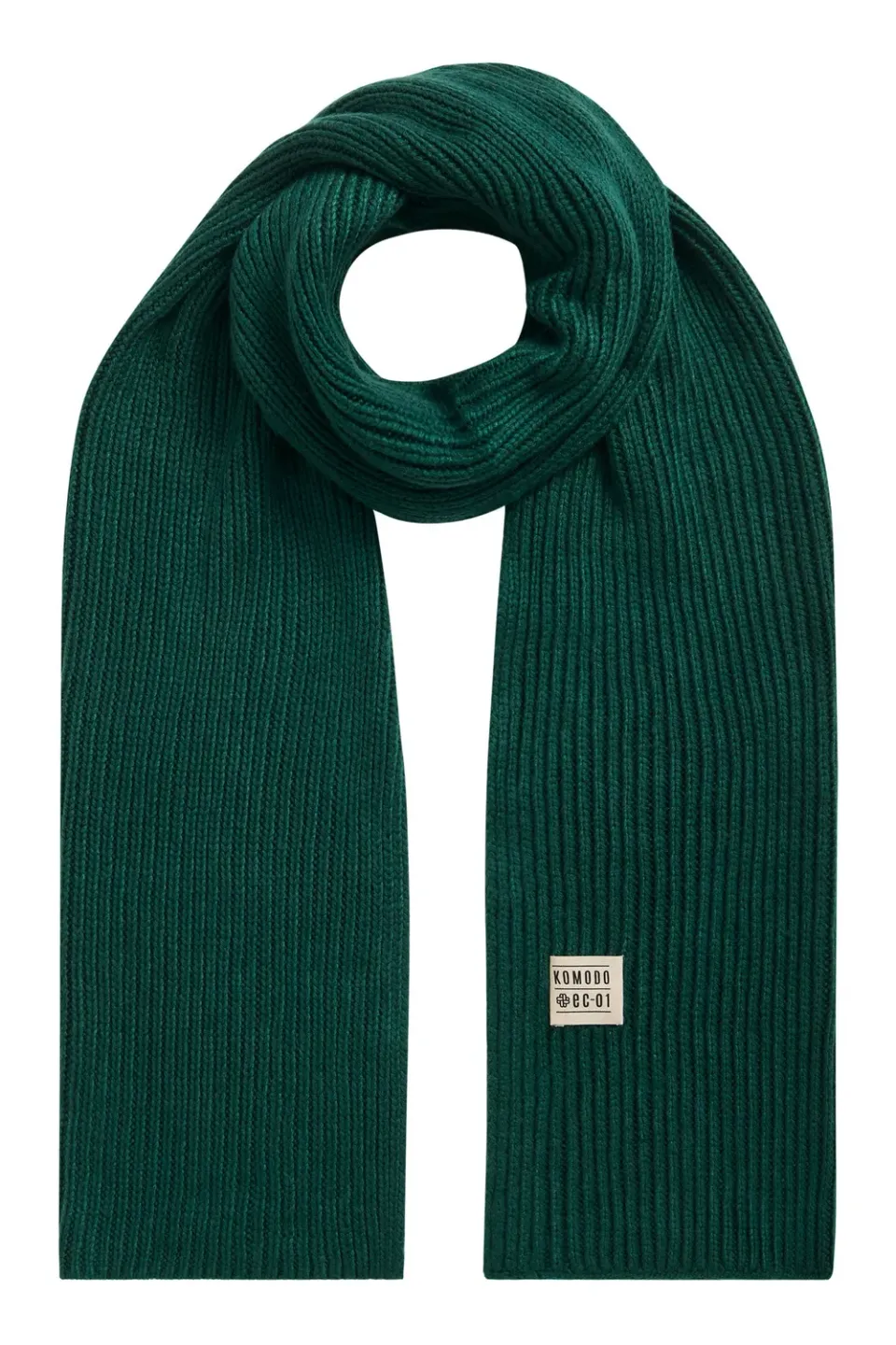 Komodo Cho Fine Merino Schal Ivy Wollschal grün