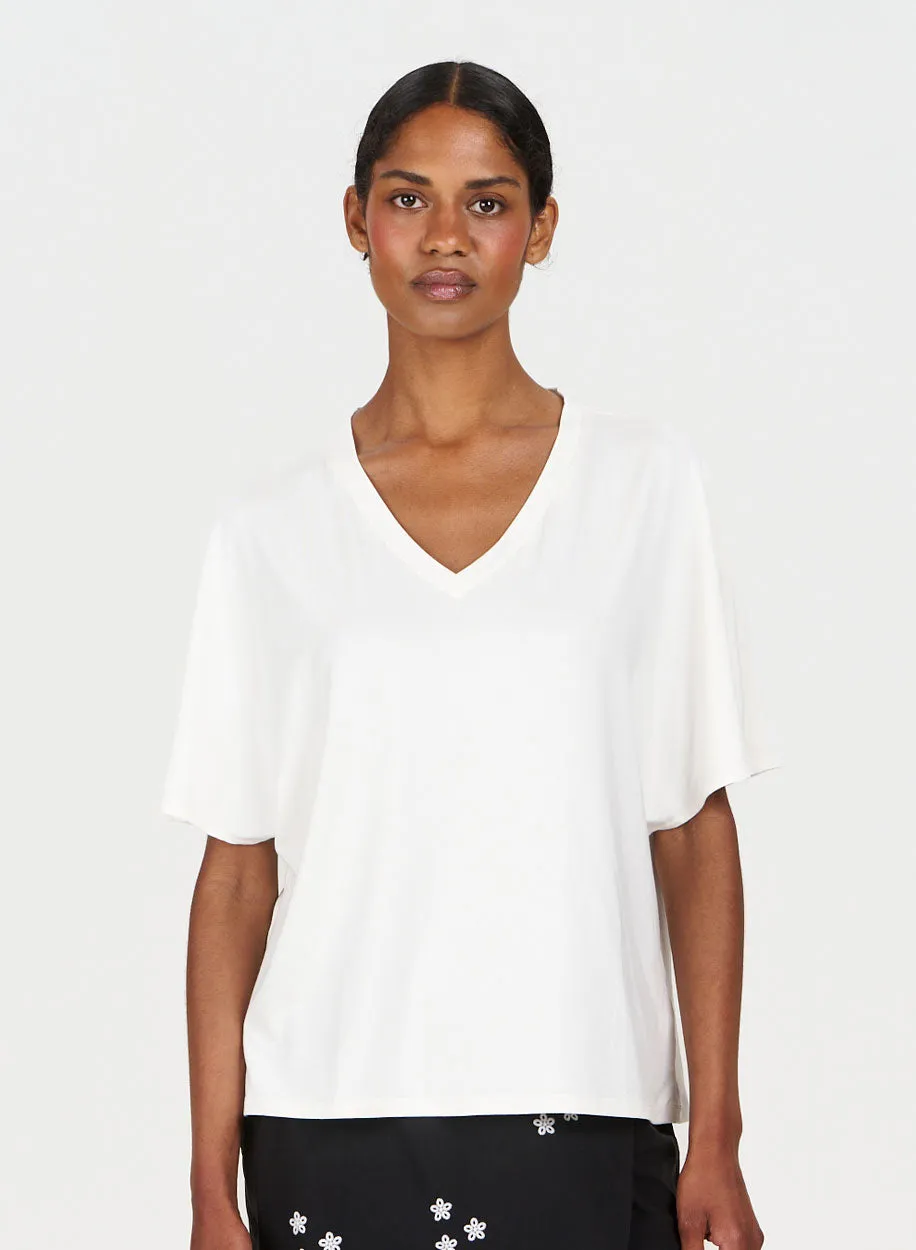 Komodo Dhalia T-Shirt Damen weiß aus Modal