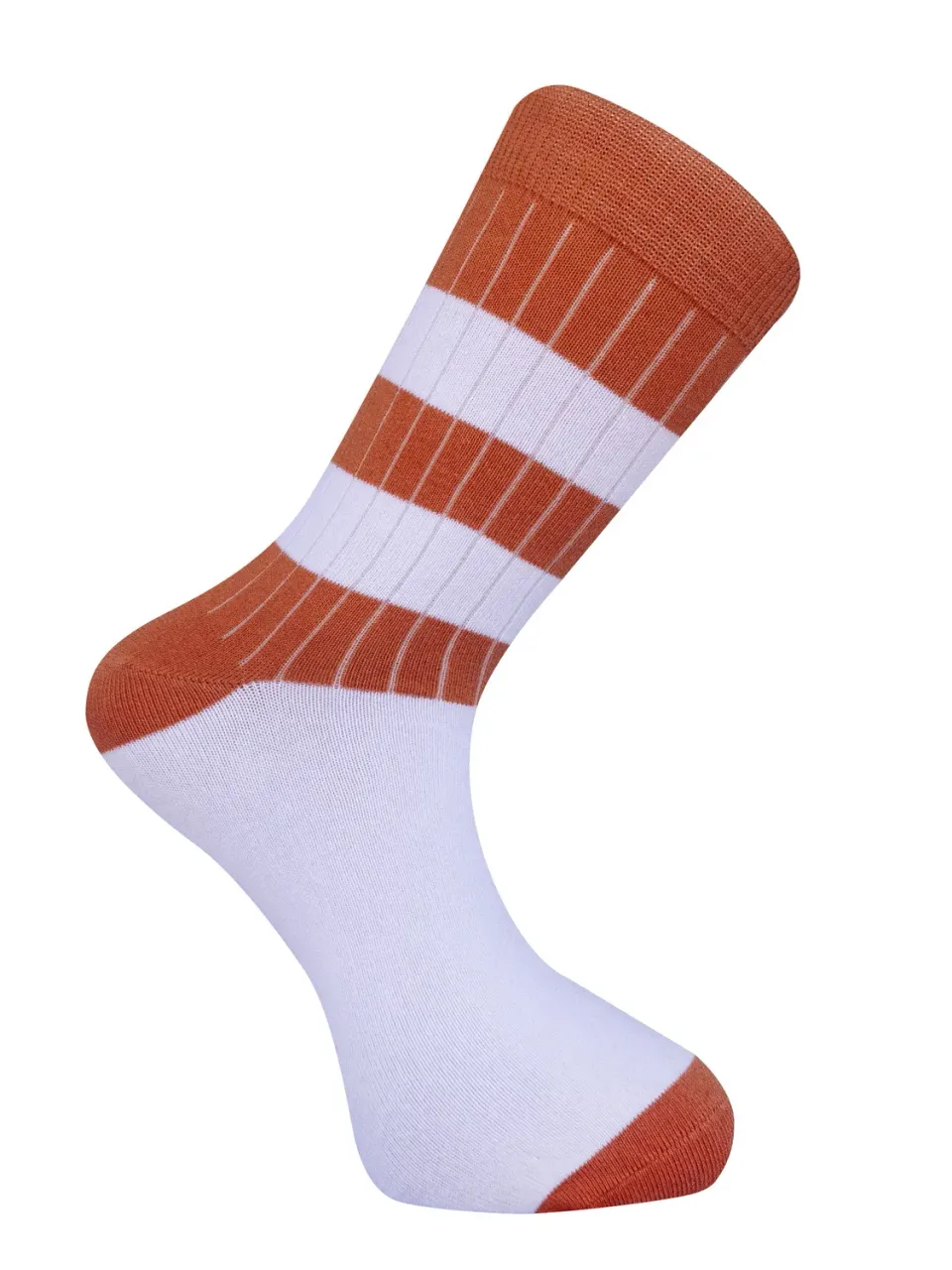 Komodo Sport Stripe Socken Orange Bio-Baumwolle