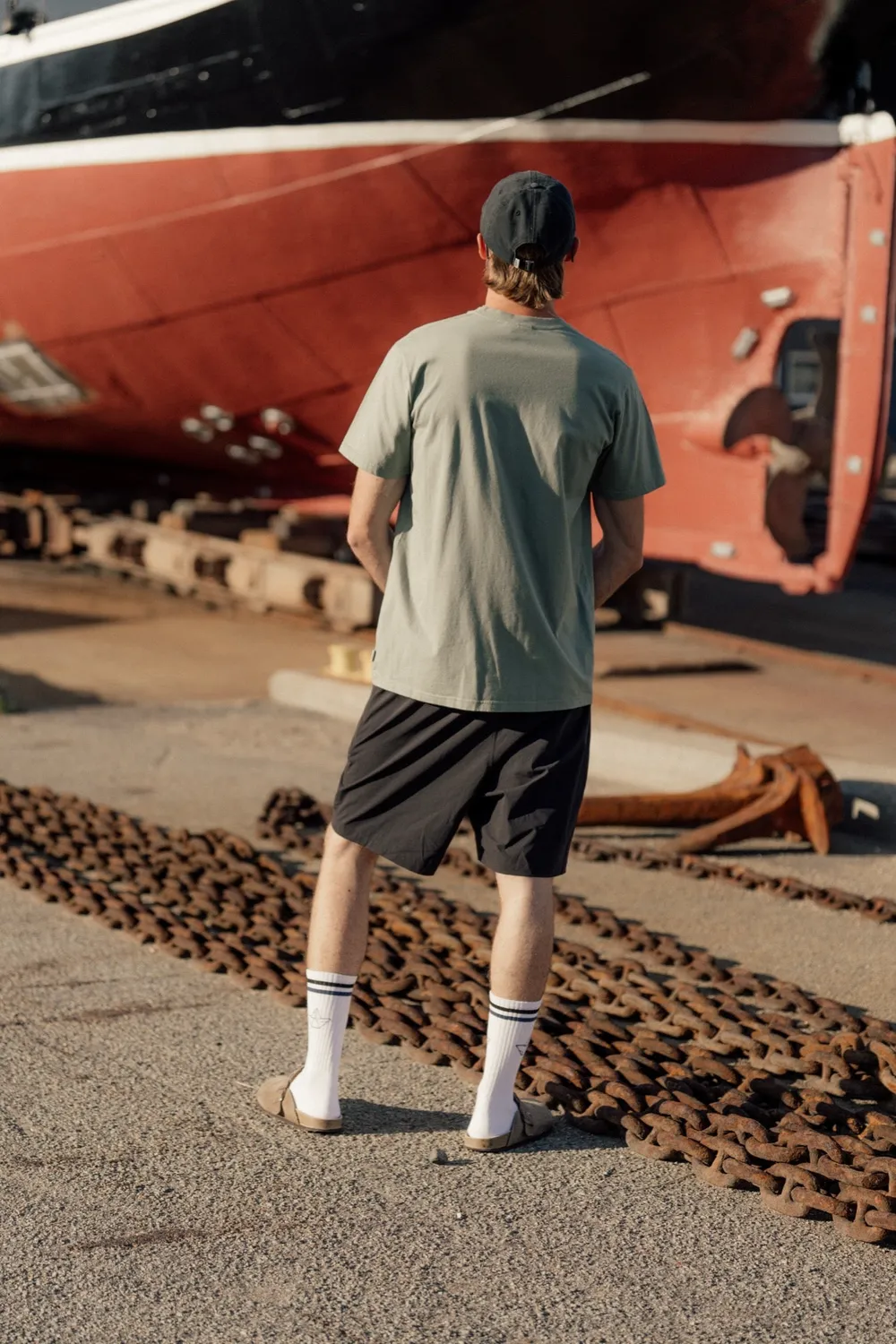 LAKOR Foxtail T-Shirt Sea Spray Bio-Baumwolle