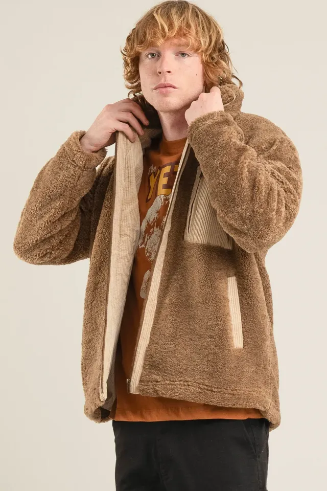 Komodo Drew Fleecejacke Herren mink Recycling