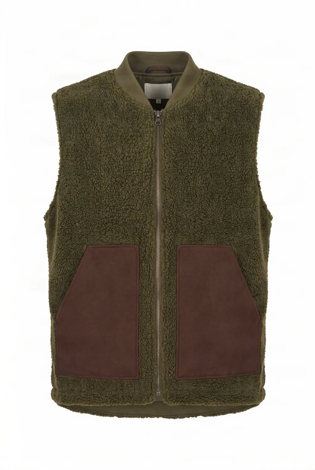 Komodo Jamie Weste Khaki Recycling-Fleece