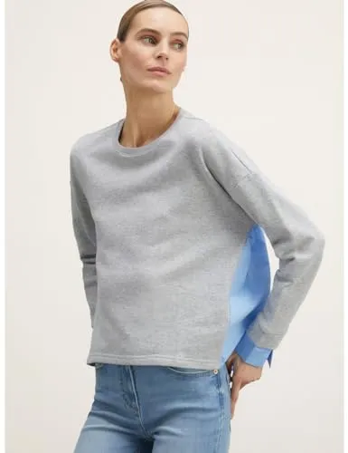 Motivi Sweatshirt kombiniert Popeline Baumwolle