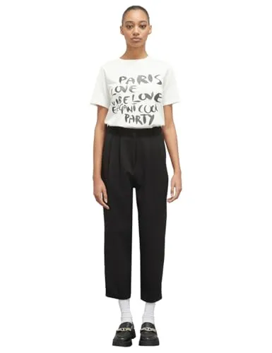 Motivi T-Shirt mit Aufdruck Shirt Baumwolle Boxy