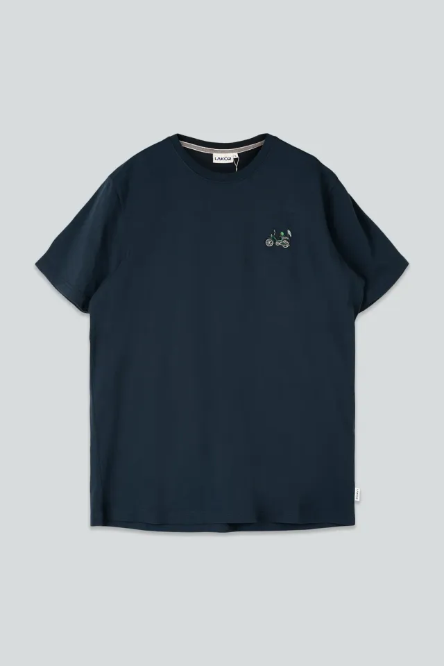 LAKOR Mini Forest Maxi T-Shirt Blueberry aus Bio-Baumwolle