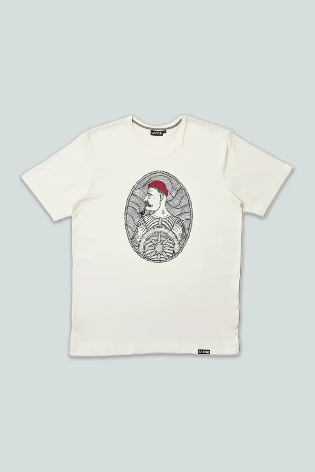 LAKOR Mal De Mer T-Shirt Star White Bio