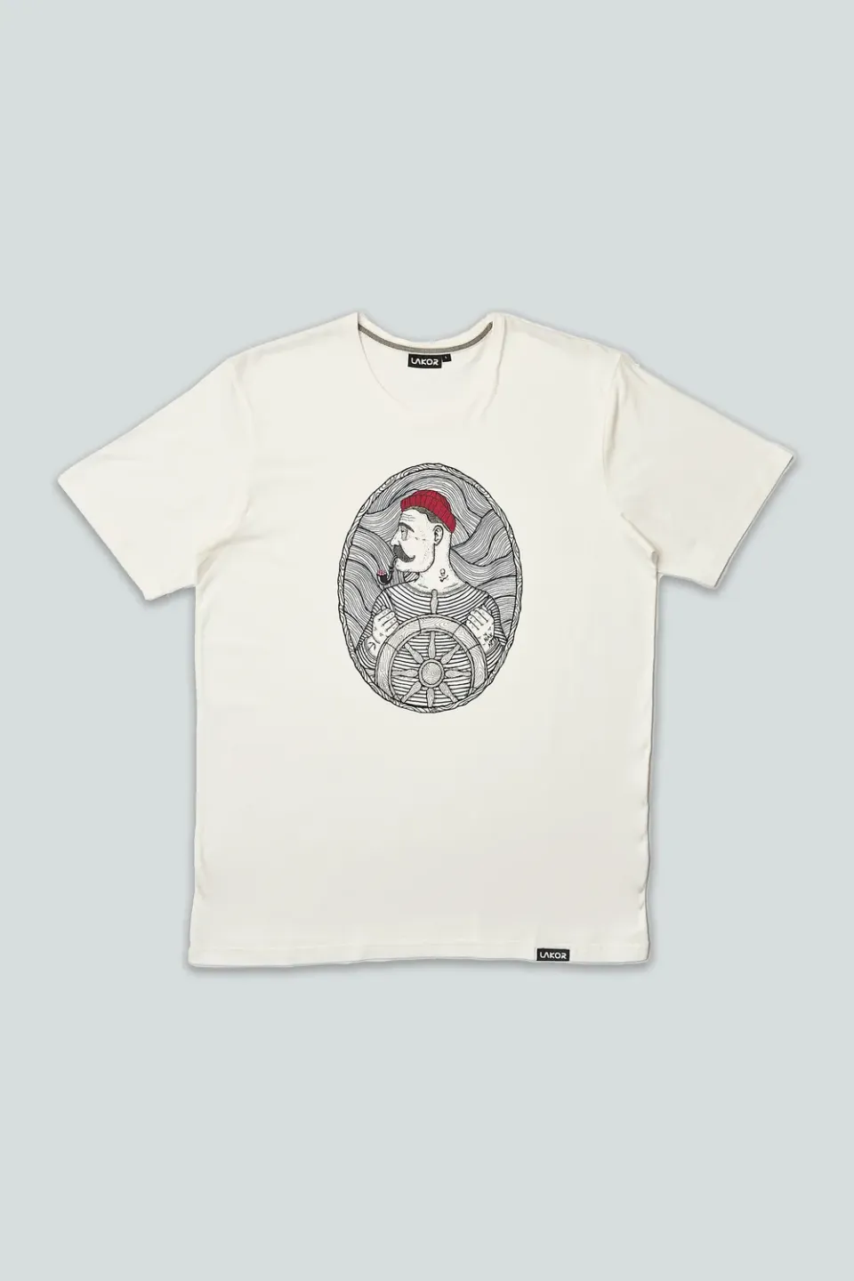 LAKOR Mal De Mer T-Shirt Star White Bio