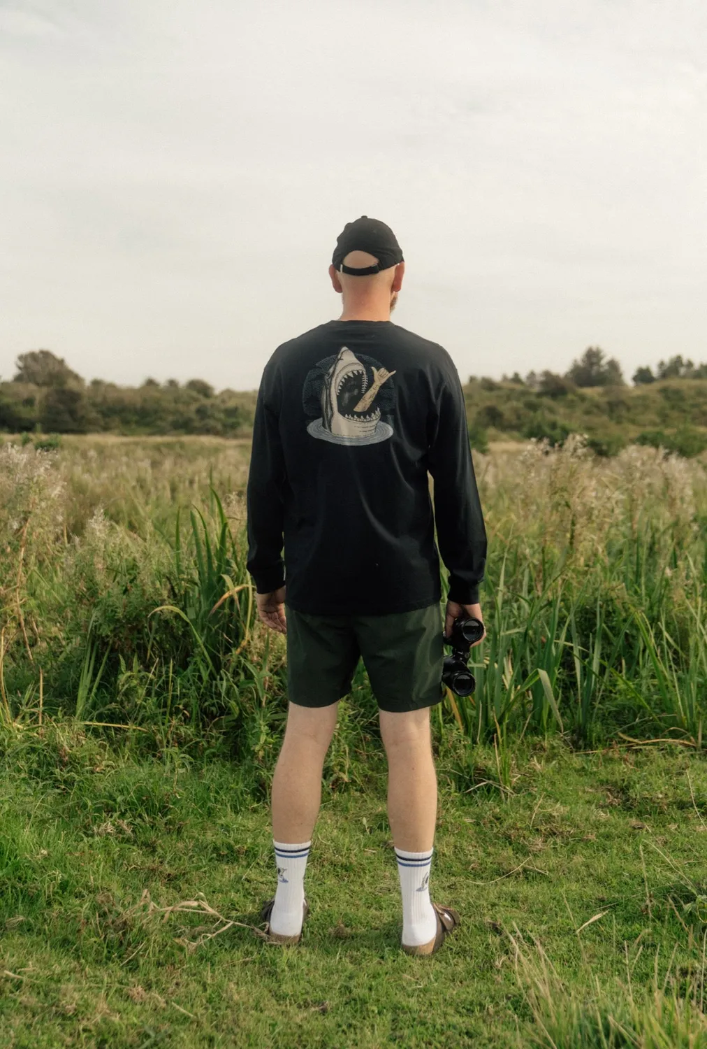 LAKOR Back Attack Boxfit LS T-Shirt Moonless Night