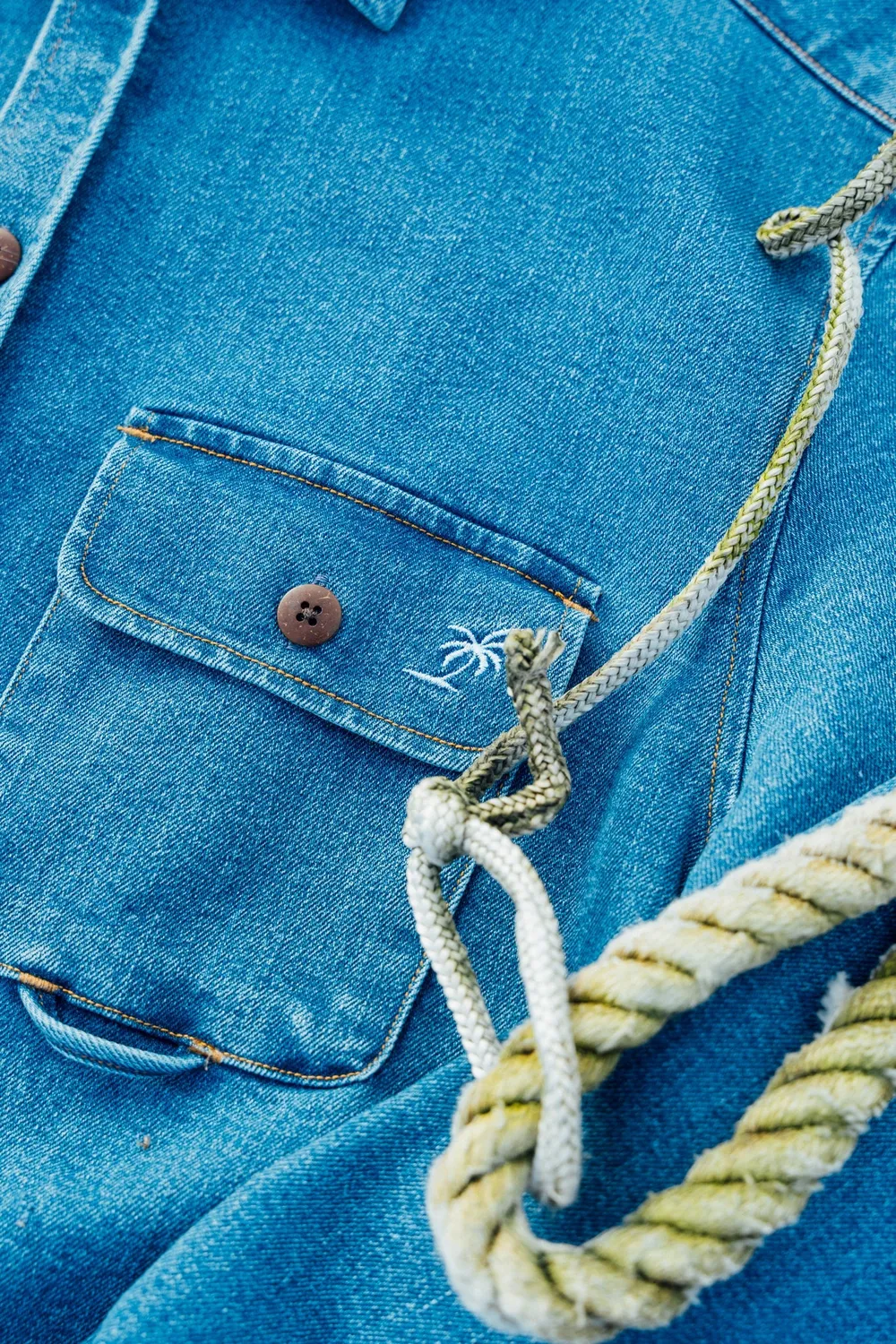 LAKOR Havana Sailor Jacket Mittelblau Denimjacke