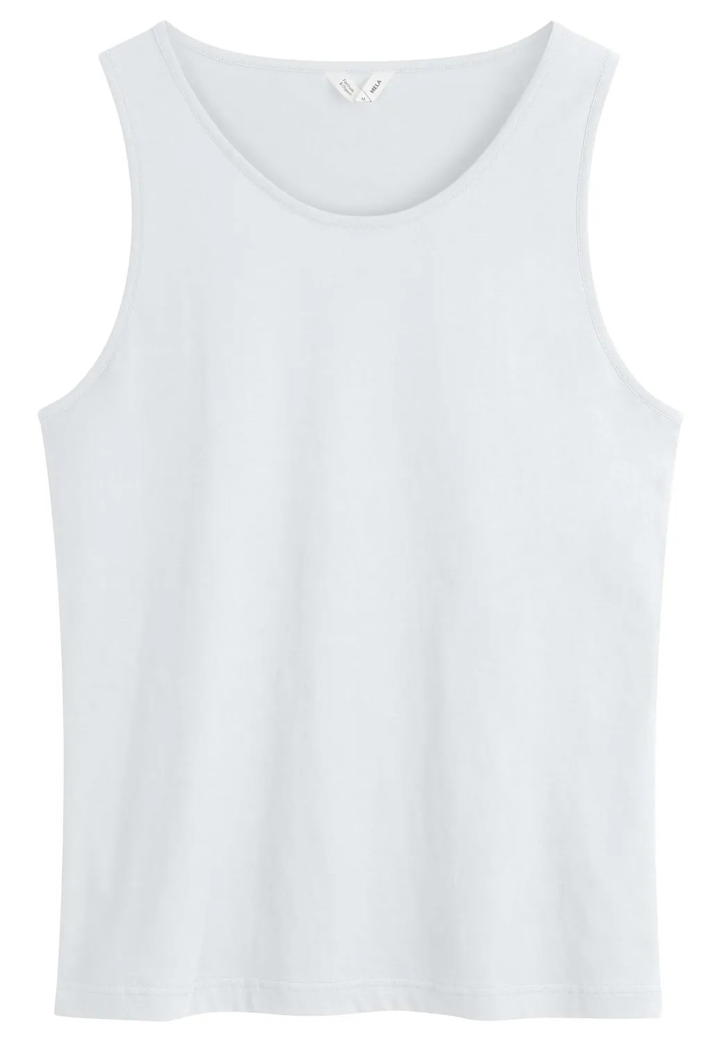 MELA CHETAN Tank Top weiß aus Bio-Baumwolle