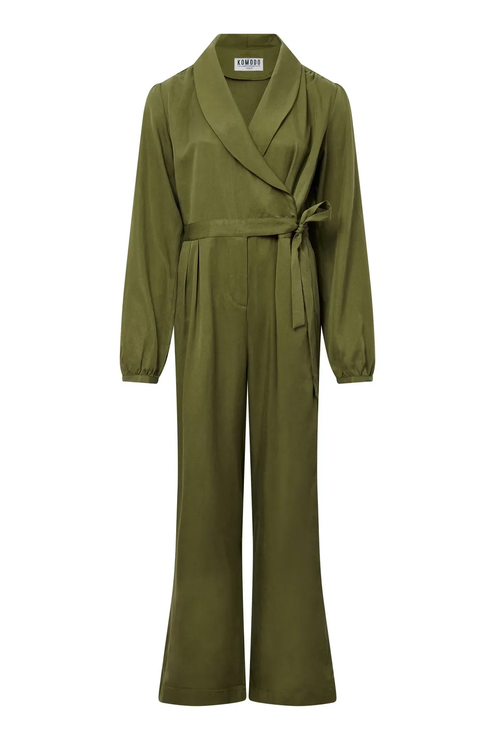 KOMODO KANGRA Jumpsuit Grün Gr. 44 aus Tencel