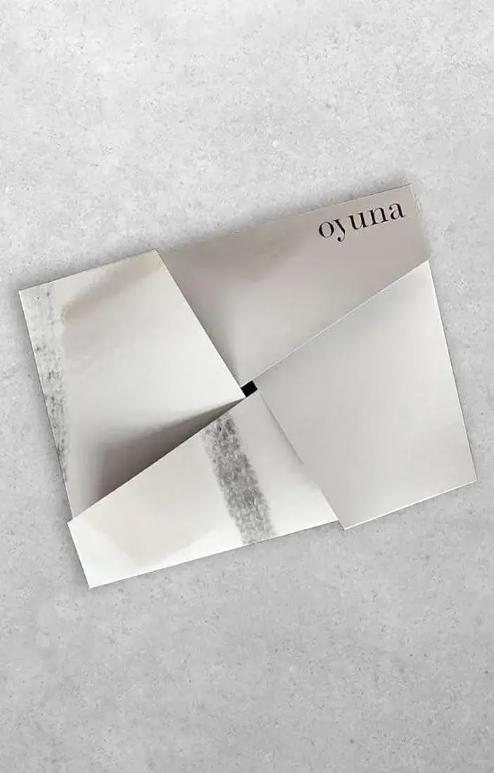 Oyuna Geschenkkarte Gutschein Origami-Hülle