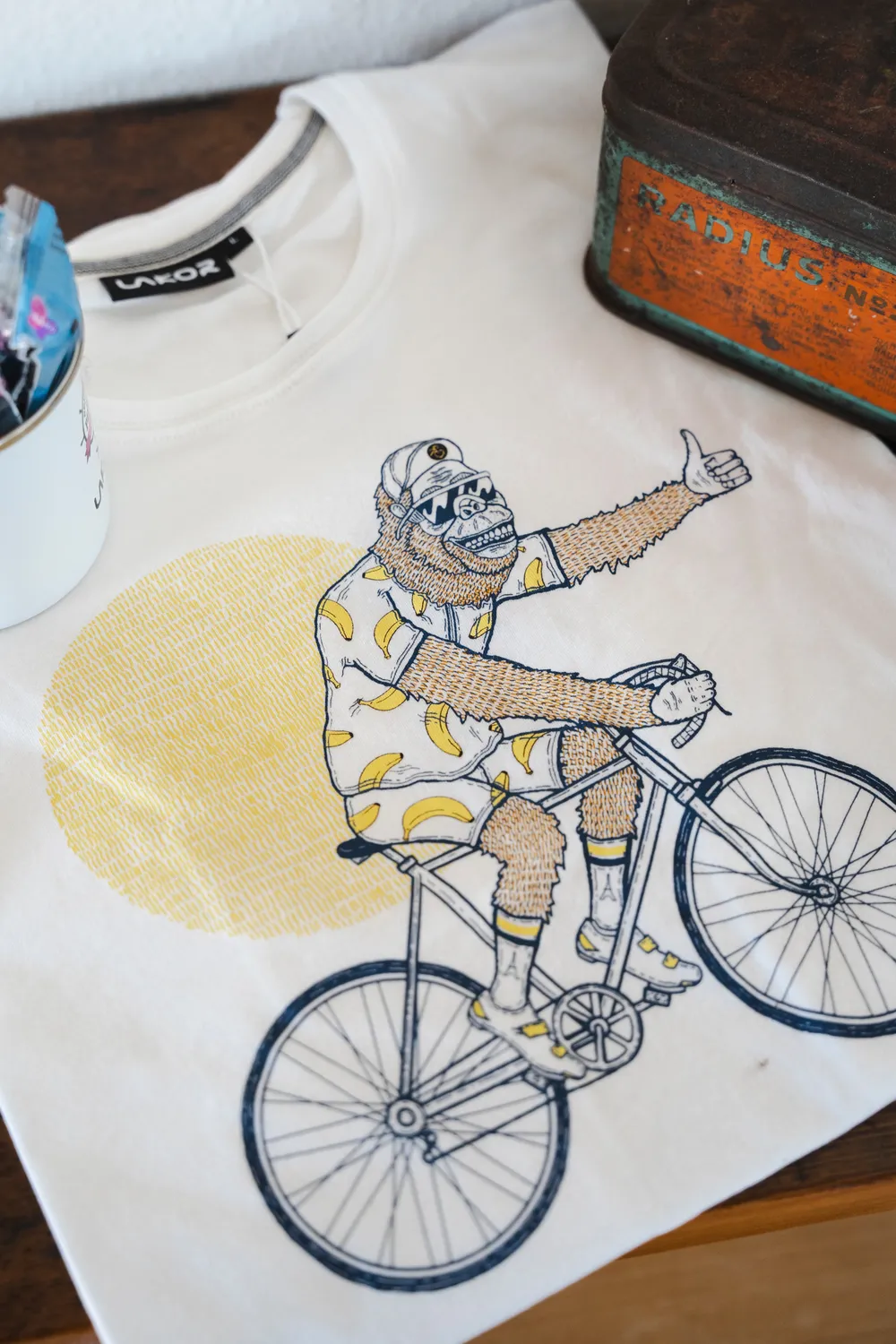 LAKOR Rynke On Tour T-Shirt Star White Bio