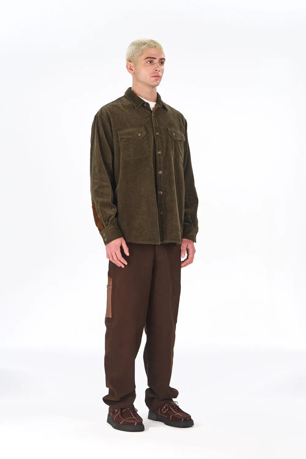 Komodo Karda Overshirt Khaki Herren Cord