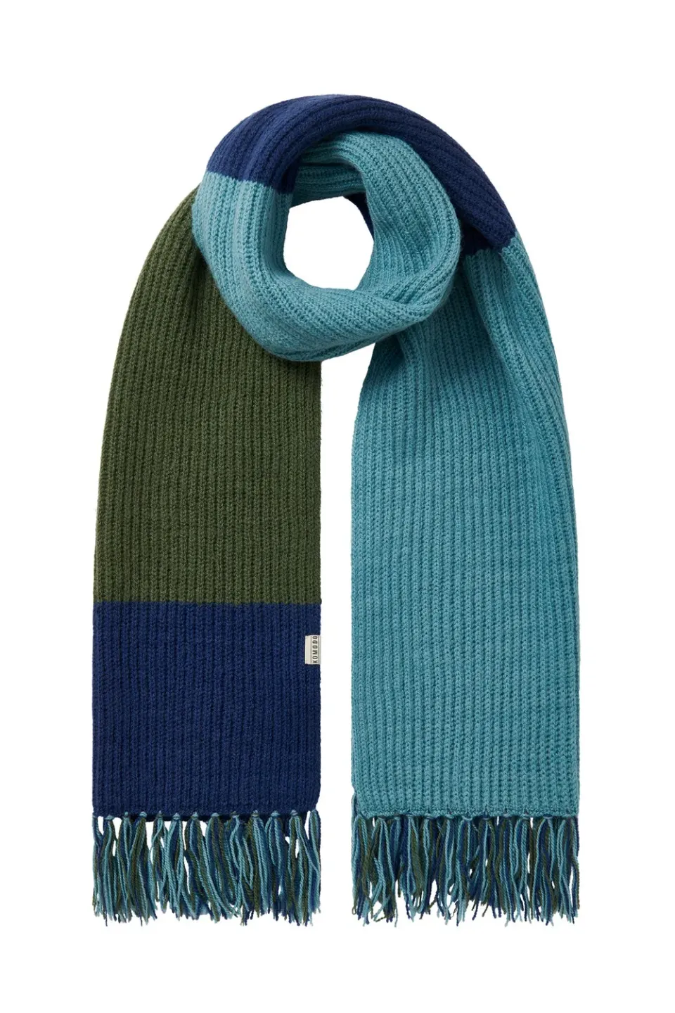 Komodo Alexa Oversized Schal blau Lammwolle