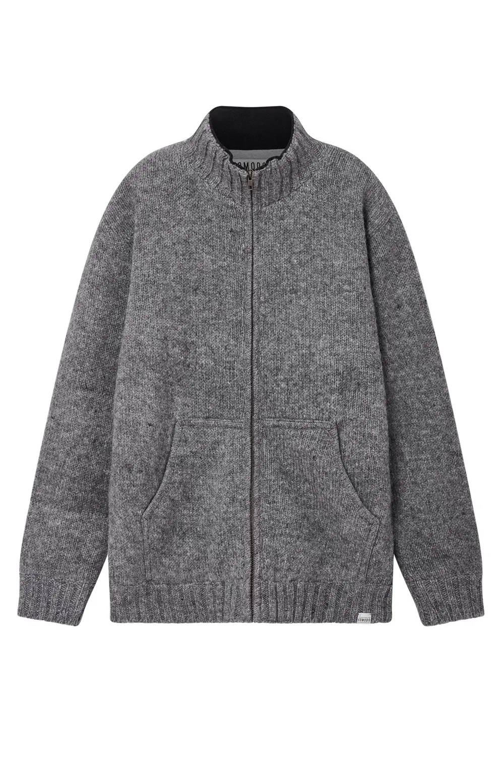 KOMODO BUNJI Wolljacke Grau Lammwolle Herren