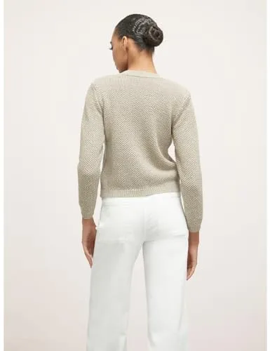 Motivi Kurzer Bouclé-Cardigan Pailletten