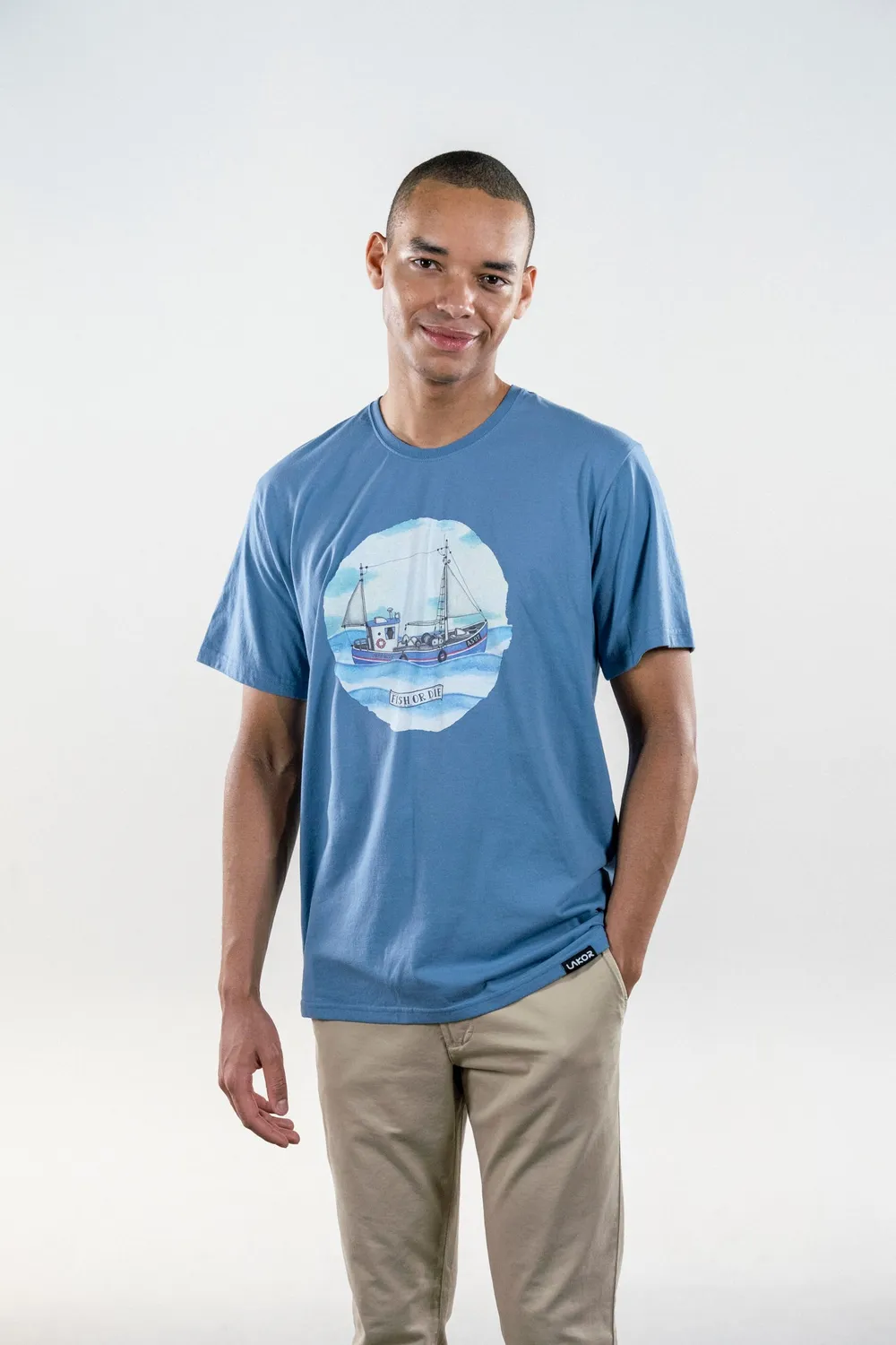 LAKOR Never Sink 2 T-Shirt hellblau recycelt