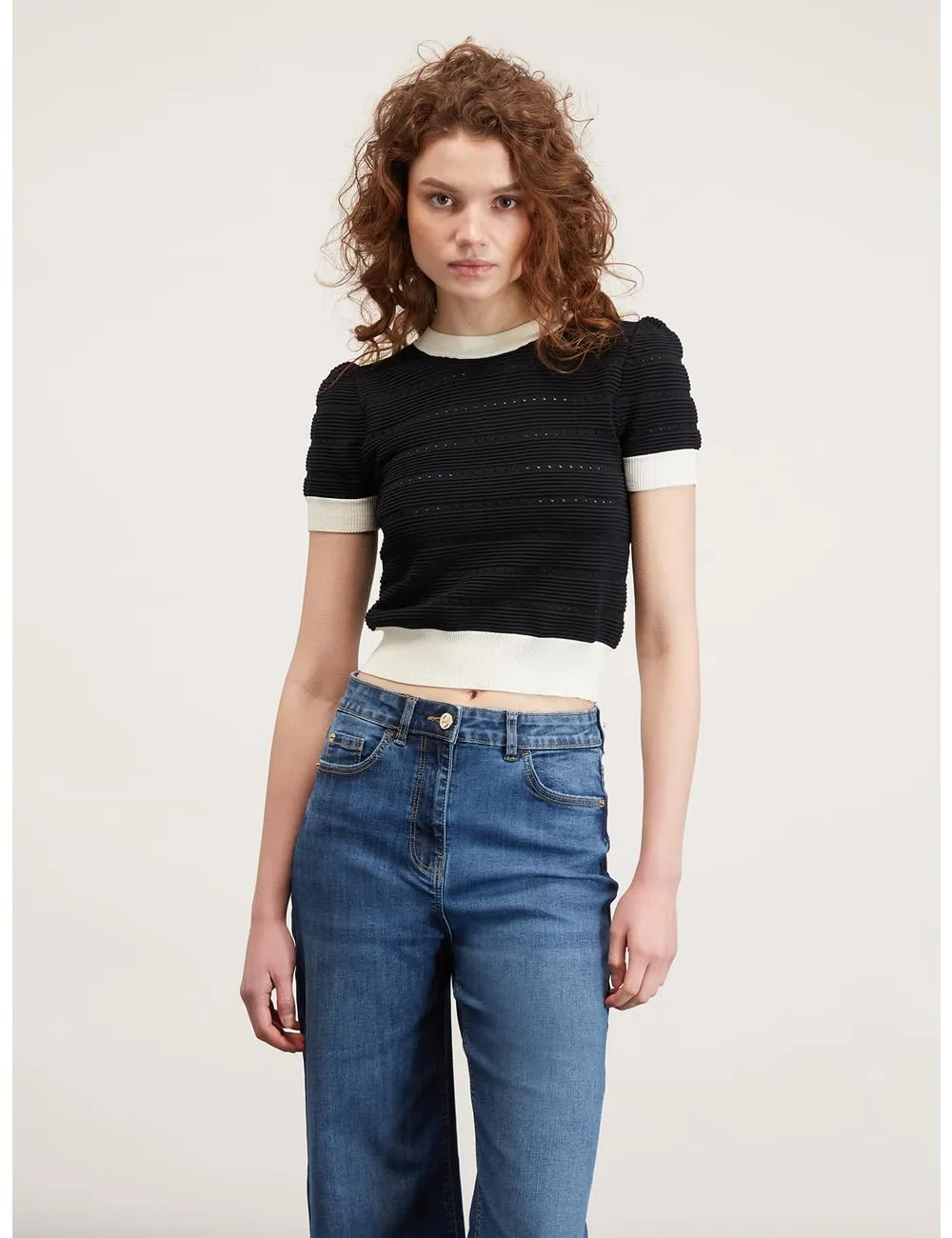 Motivi Spring Summer 24 Kurztrikot Ottoman kurz