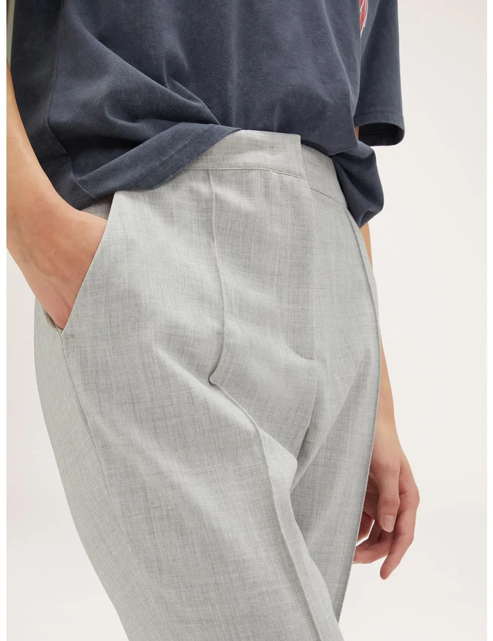 motivi Spring Summer 24 Hose Regular Bügelfalte Viskose