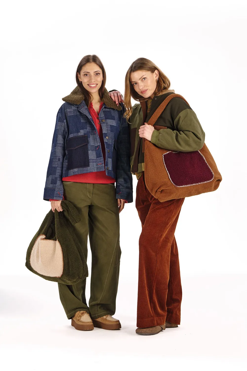 KOMODO Amaya Tasche Camel recyceltes Fleece