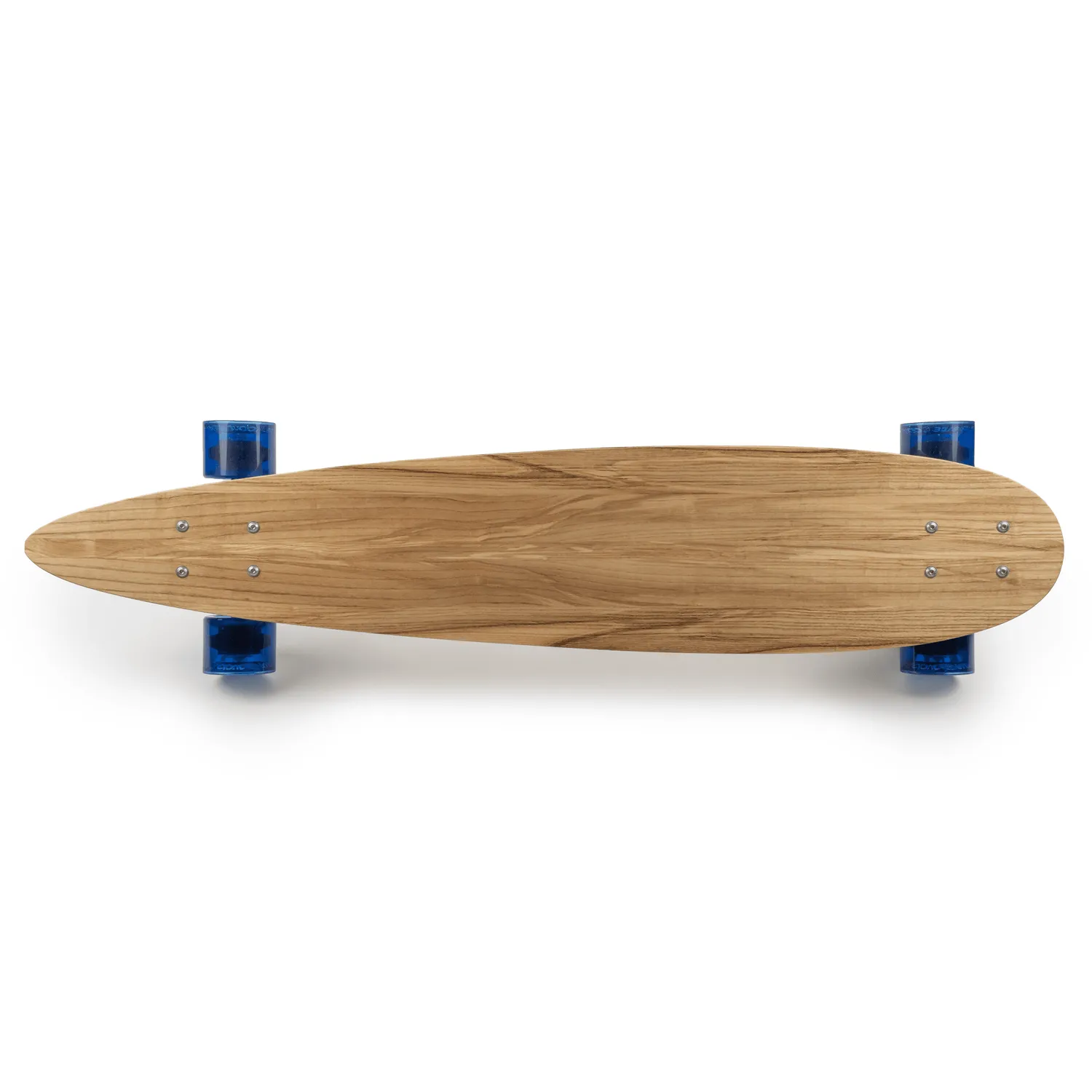 Langbrett LA Longboard 95 cm rot Holzdeck stabil