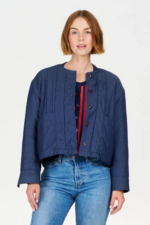 Komodo Lottie Jacke Midwash Bio-Baumwolle relaxed