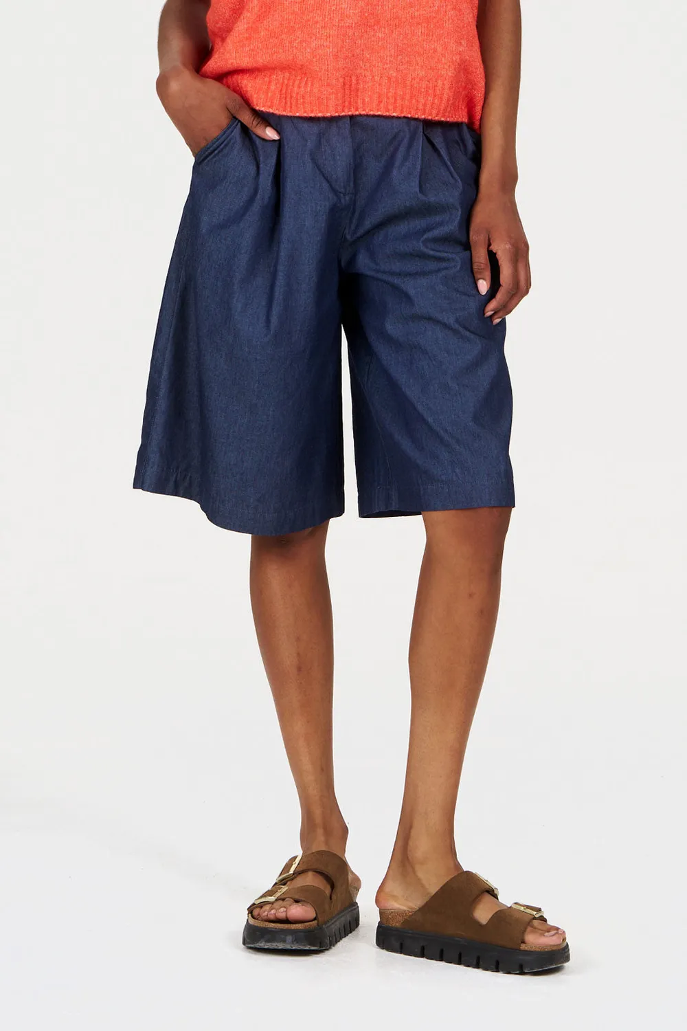 Komodo Liv Shorts Midwash Bio-Baumwolle