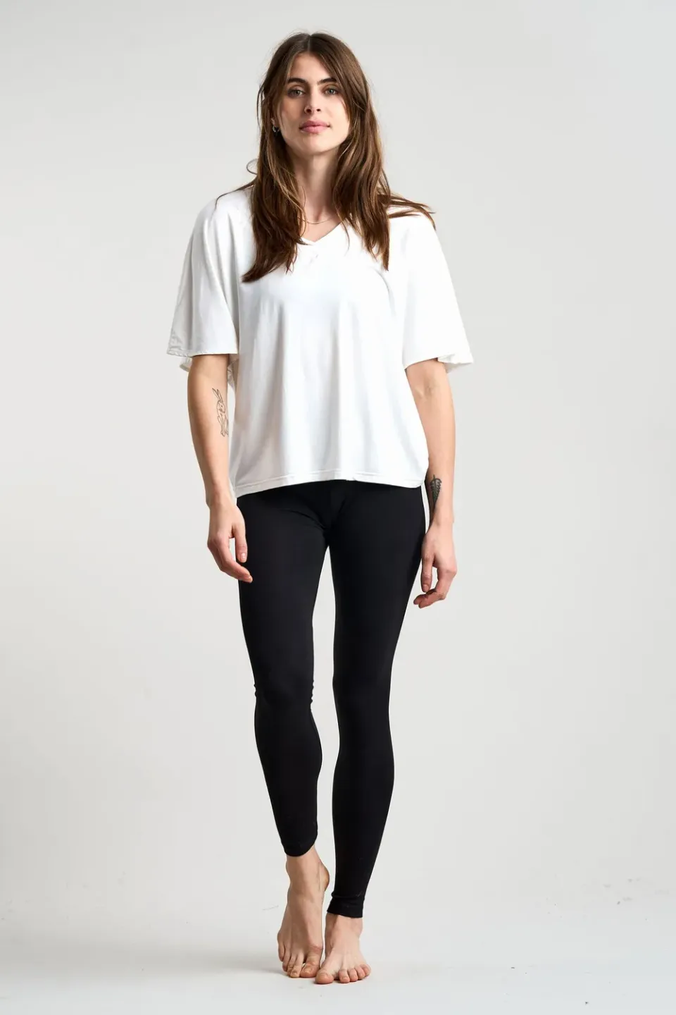 KOMODO SYLVIE Legging Schwarz Bio-Baumwolle GOTS