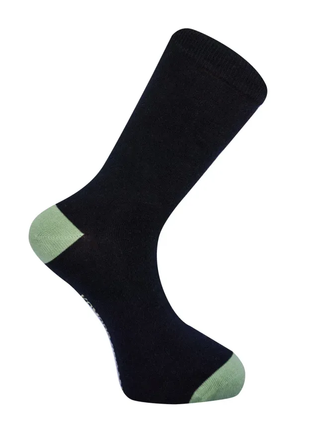 KOMODO PUNCHY Socken Schwarz Bio-Baumwolle GOTS