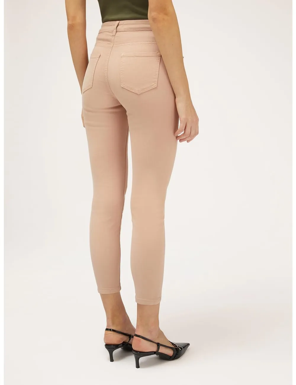 Motivi Skinny-Hose Stretch-Baumwolle Knöpfe