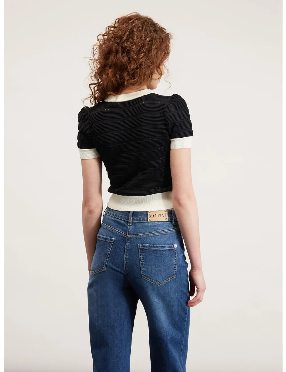 Motivi Spring Summer 24 Kurztrikot Ottoman kurz
