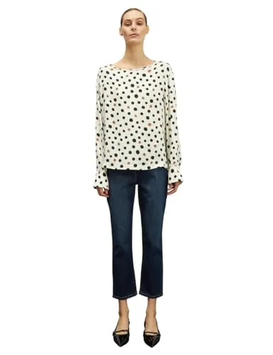 Motivi Bluse Satin Punktmuster Spring Summer 24