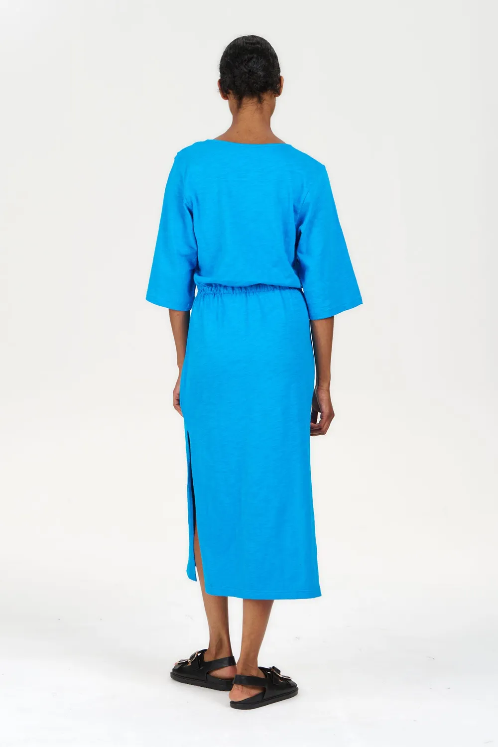 Komodo Hallie Kleid Kobalt Bio-Baumwolle Damen