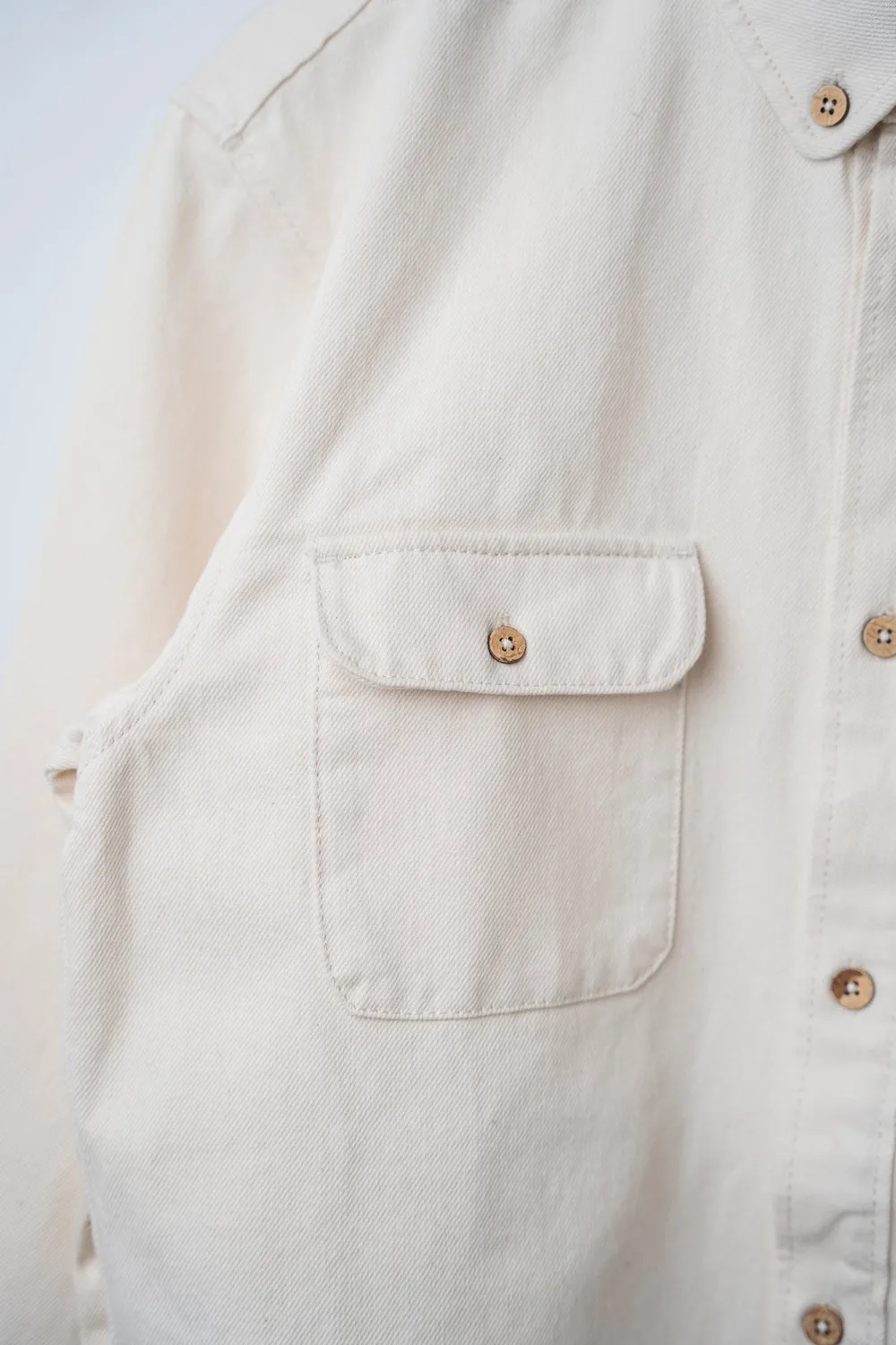 LAKOR Knokkel Shirt Arbeitshemd Undyed Bio-Baumwolle