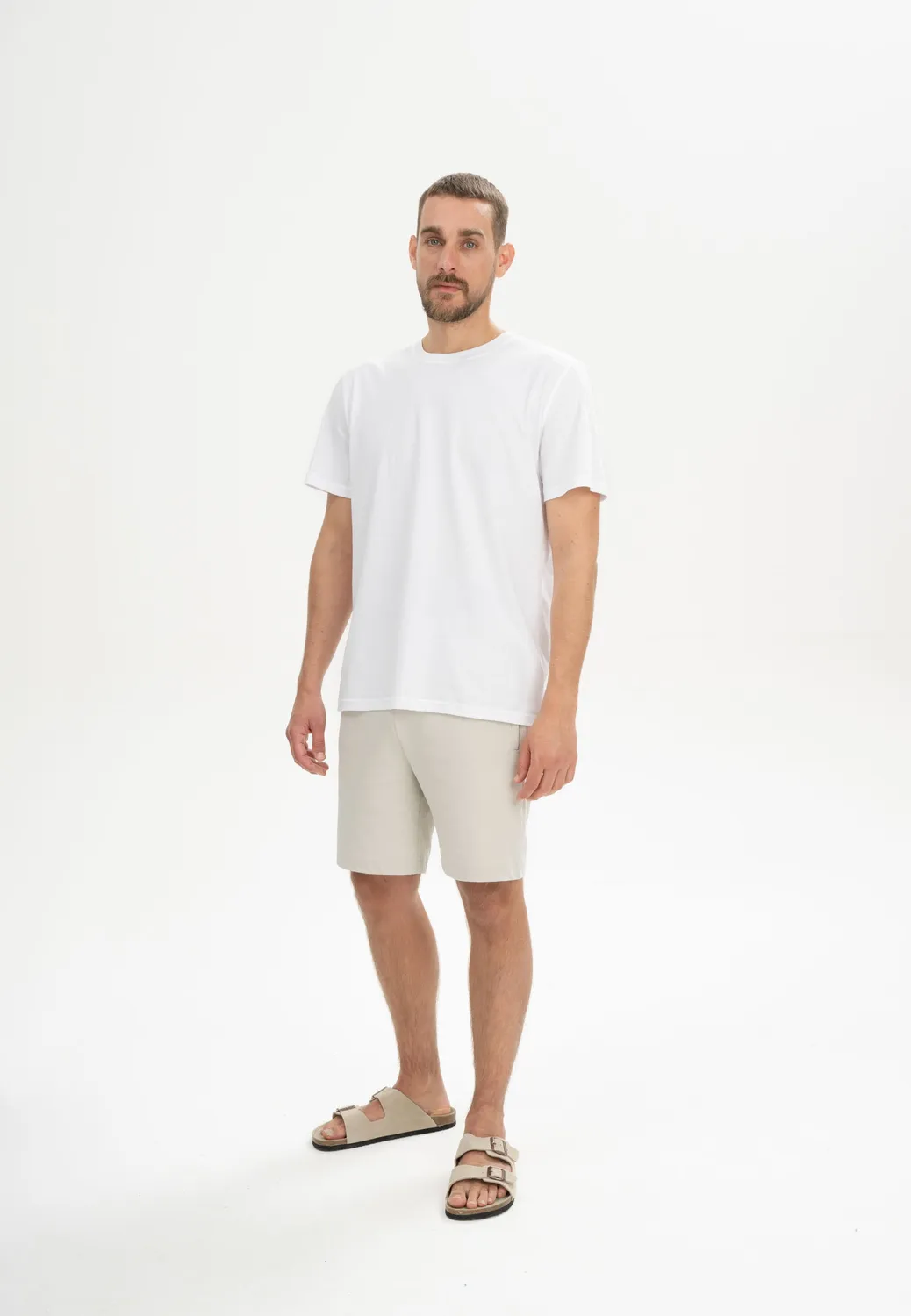 MELA KRISH Shorts birke aus Bio-Baumwolle