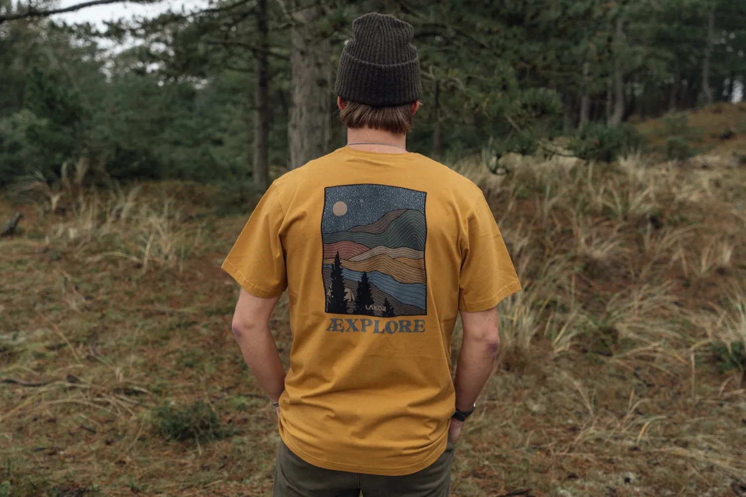 LAKOR Out There T-Shirt Wood Thrush aus Bio-Baumwolle