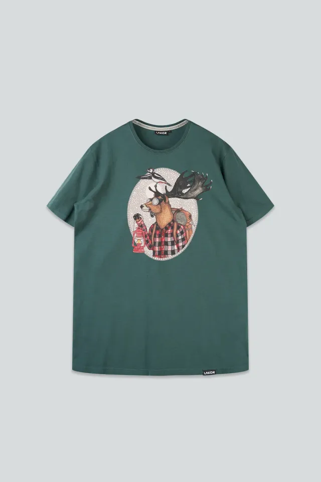LAKOR Pathfinders T-Shirt Green Gables Bio-Baumwolle